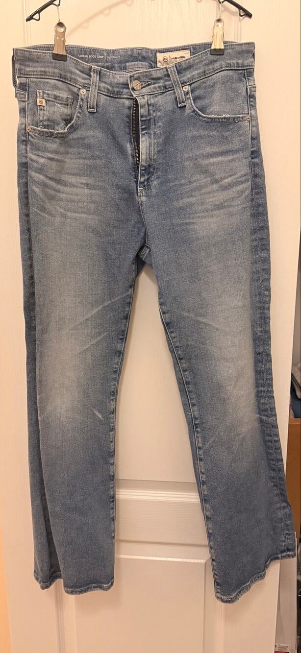 AG Jeans Farrah Boot Crop High Rise Jeans